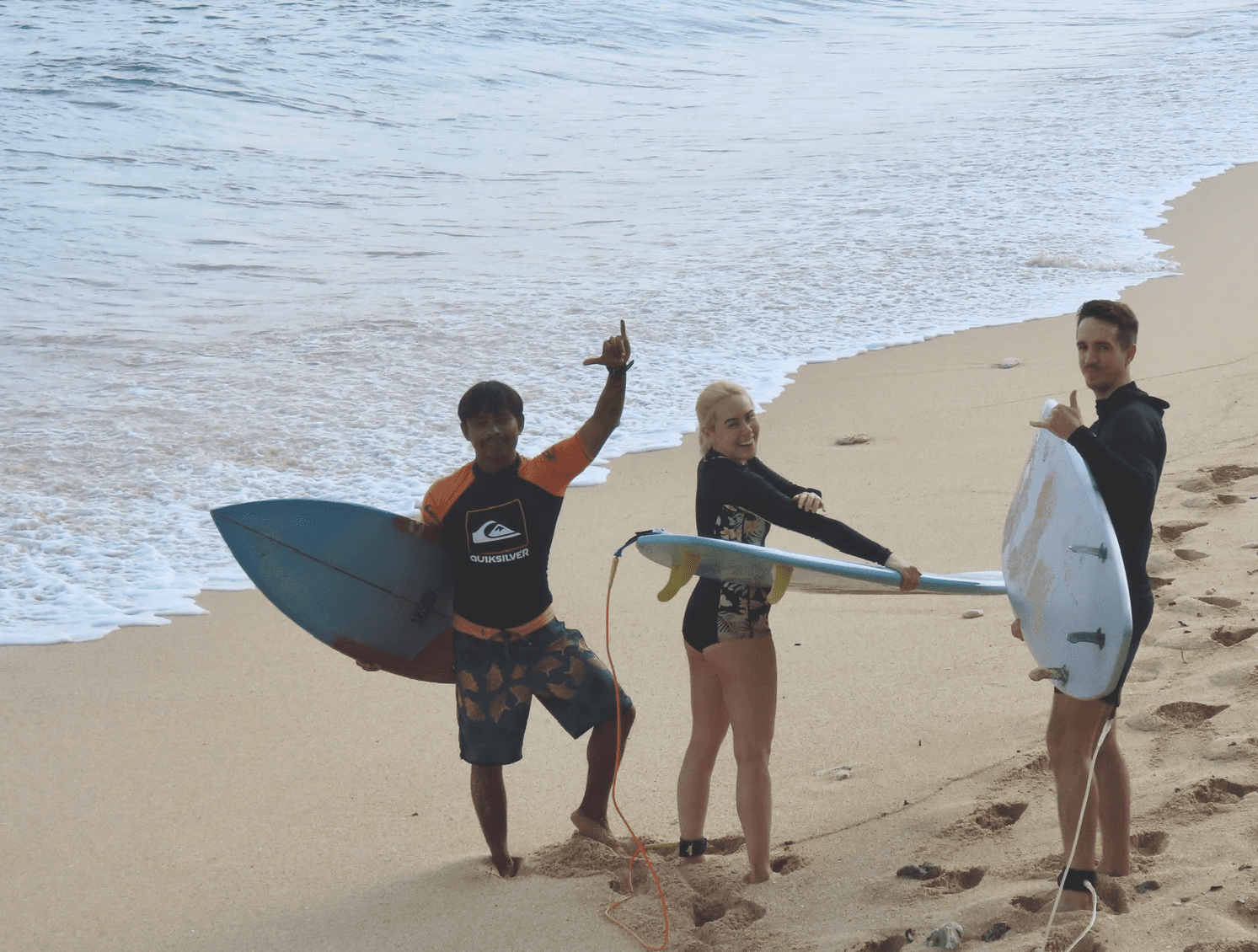 A man doing surf stunt