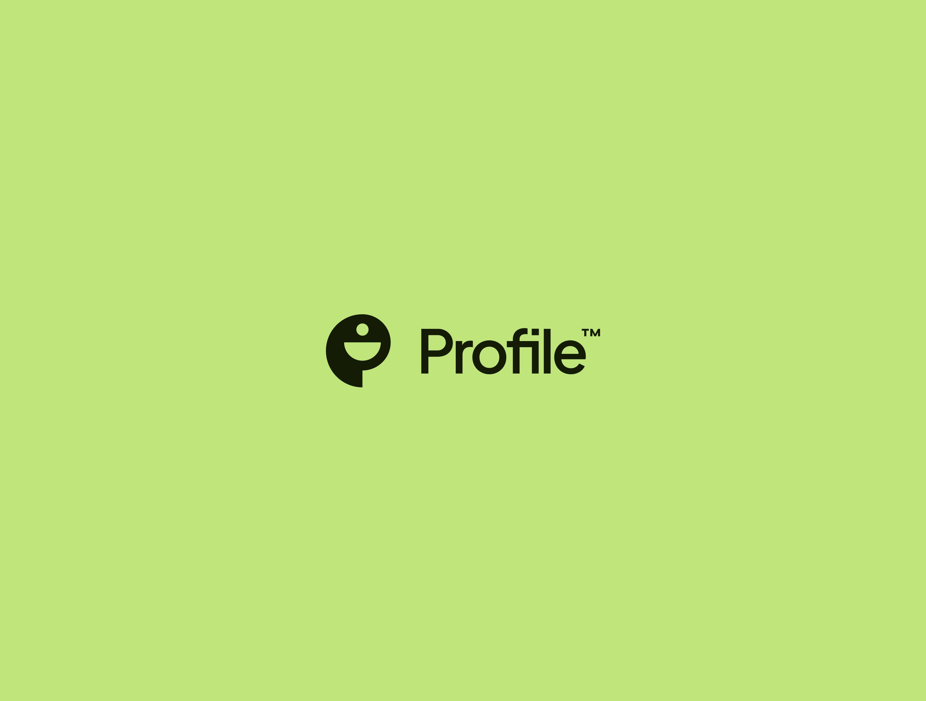 Profile io web3 account product design logo design