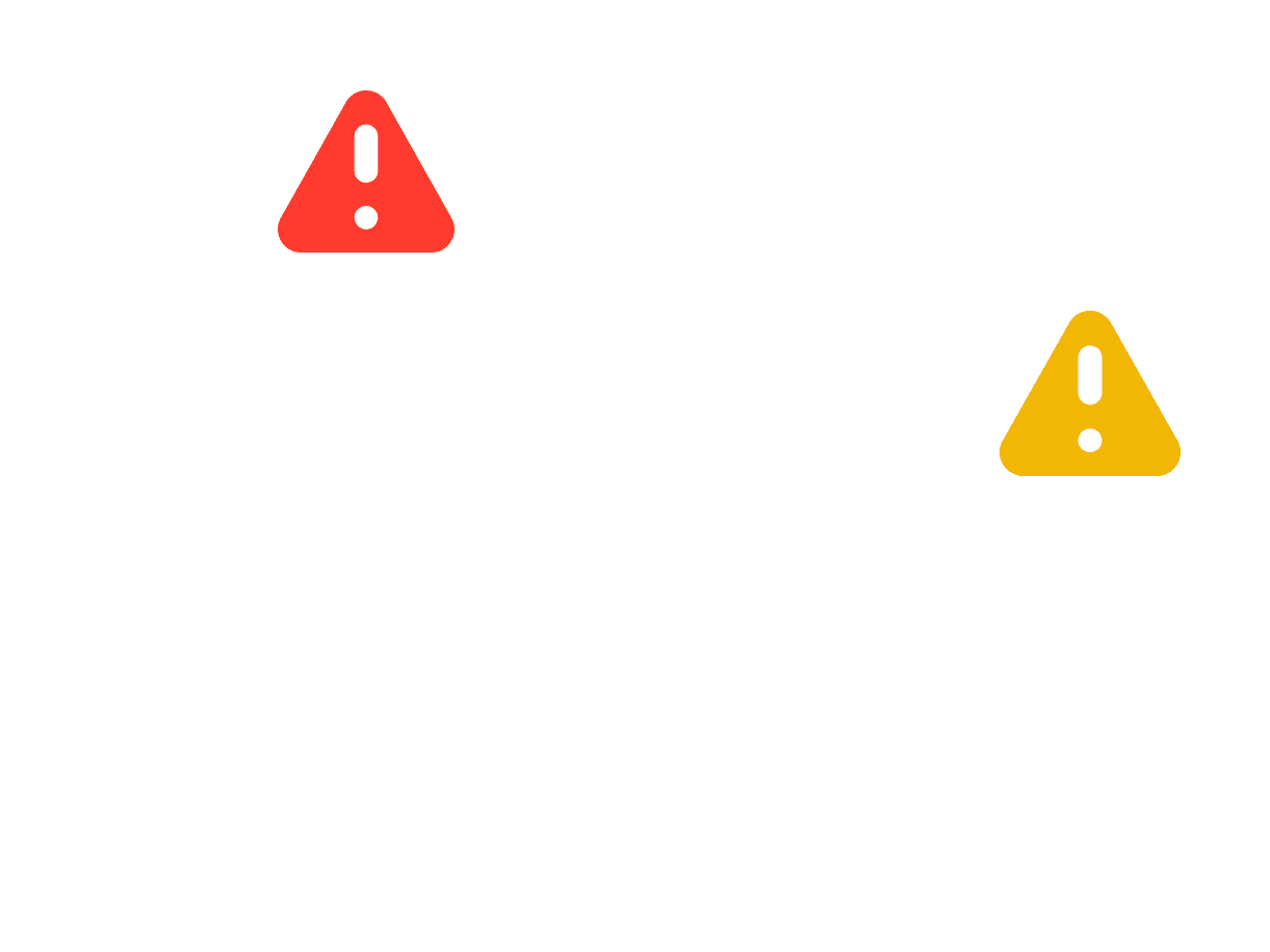 A large orange truck driving down a dirt road