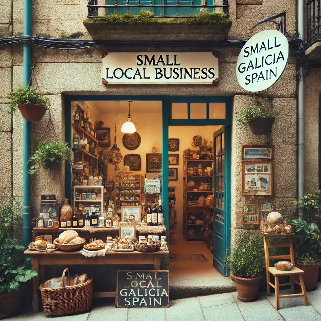 Un negocio local que representa Galicia, para un artículo de SEO Local, en concreto SEO en Galicia. 