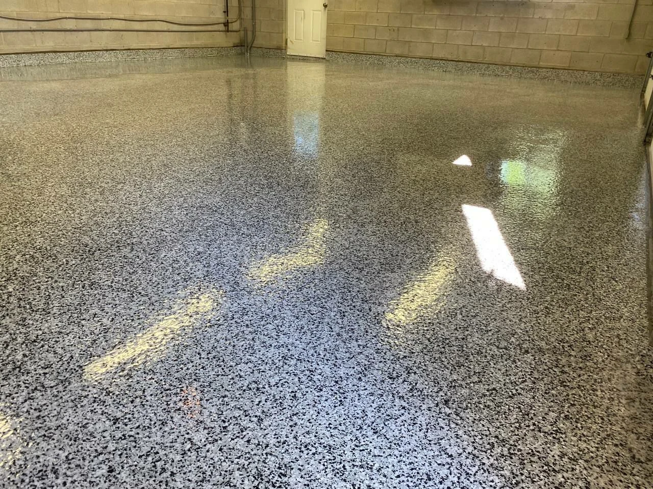 BFS flake flooring systems project
