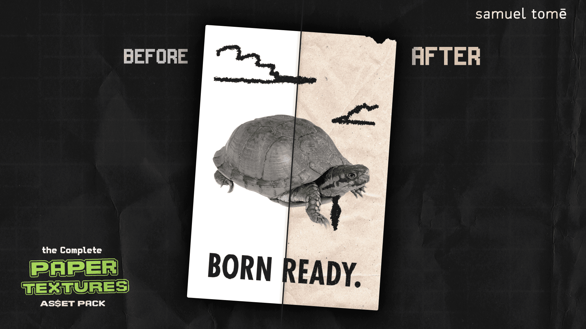 Paper Textures Asset Pack Showcase Promotional Image