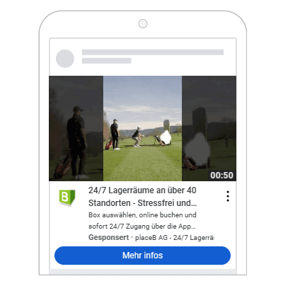 Beispiel einer "Näher als du denkst" Werbeanzeige.