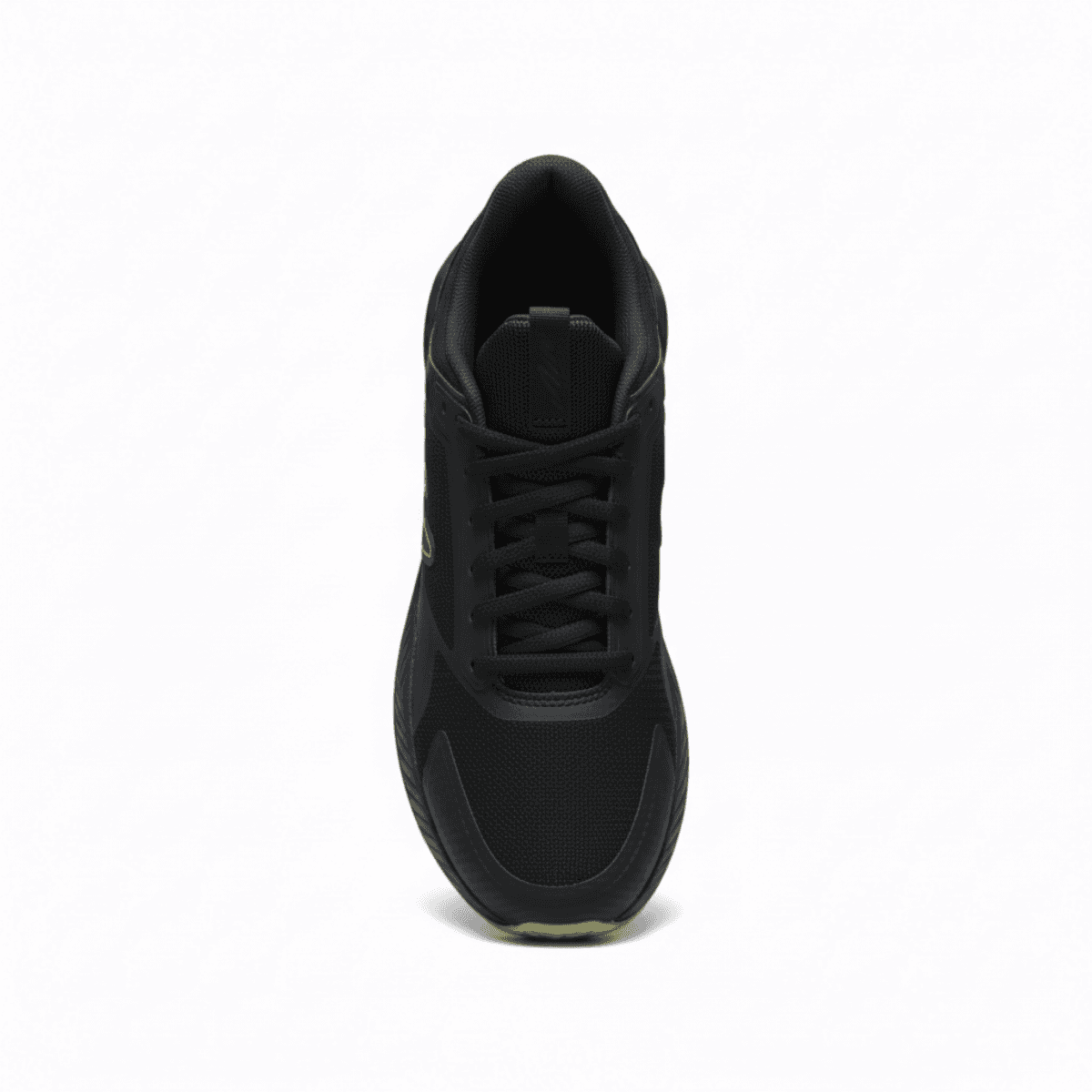 Black Corbell Motion XT men's sneaker with mesh and suede upper, lace-up front.