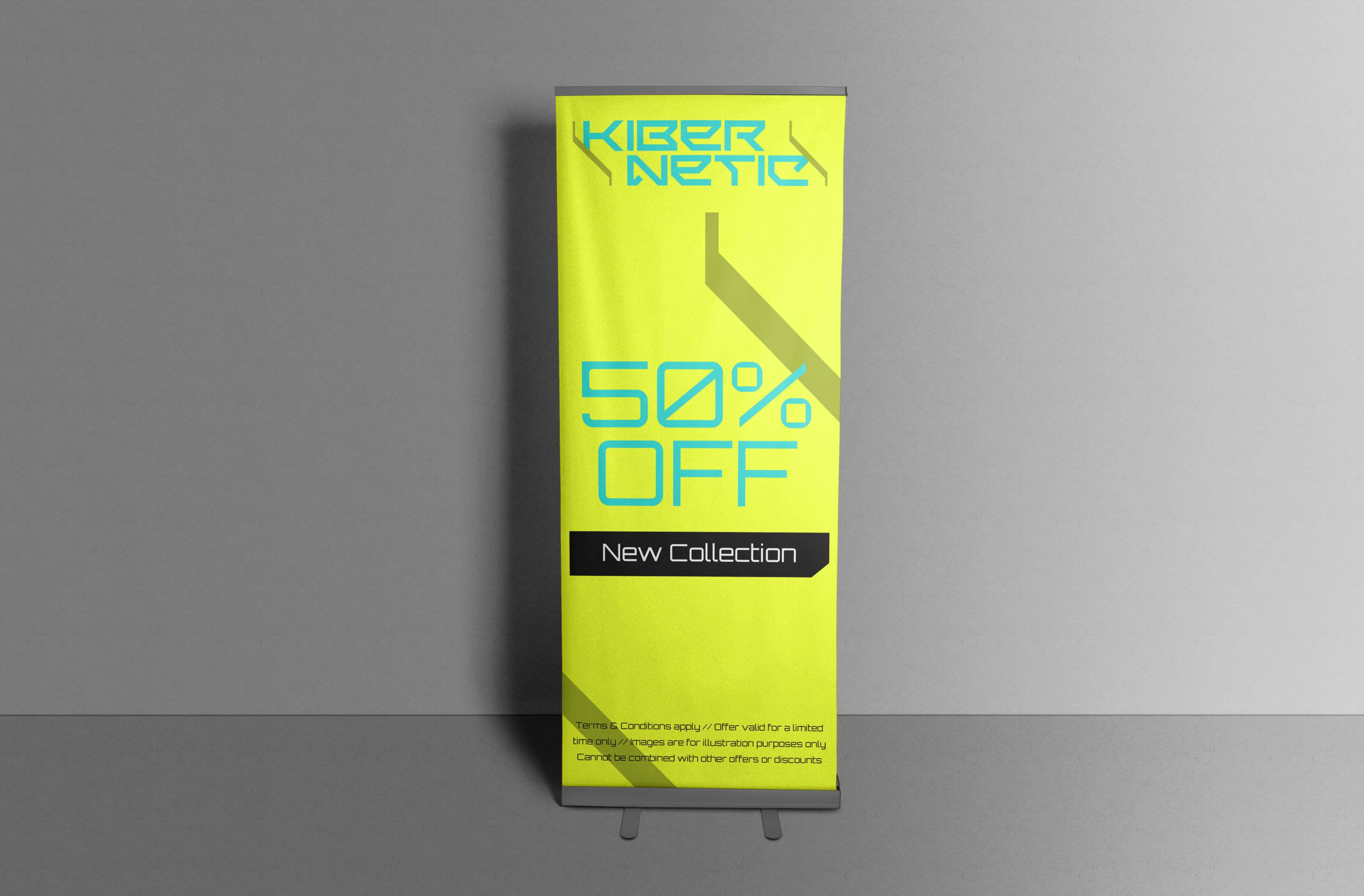 kibernetic rollup design mockup