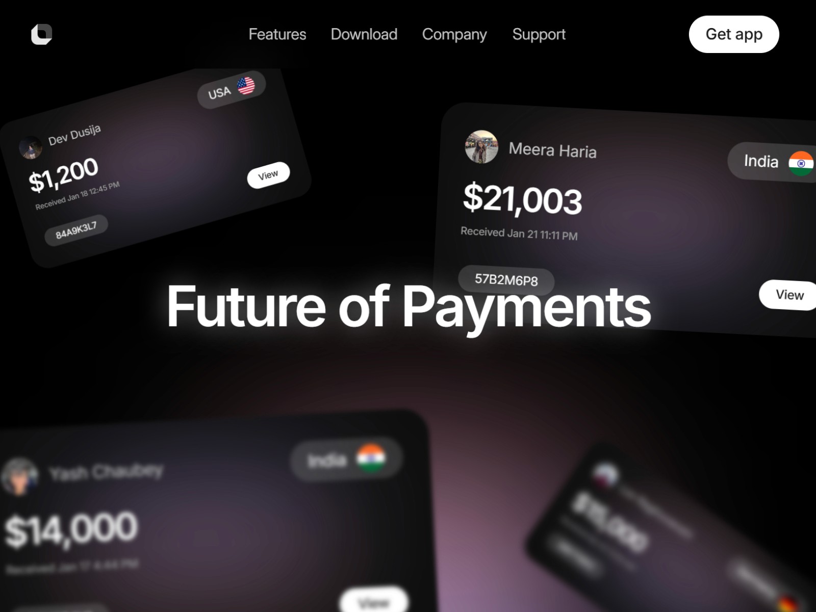 Payer — 金融科技网站设计灵感