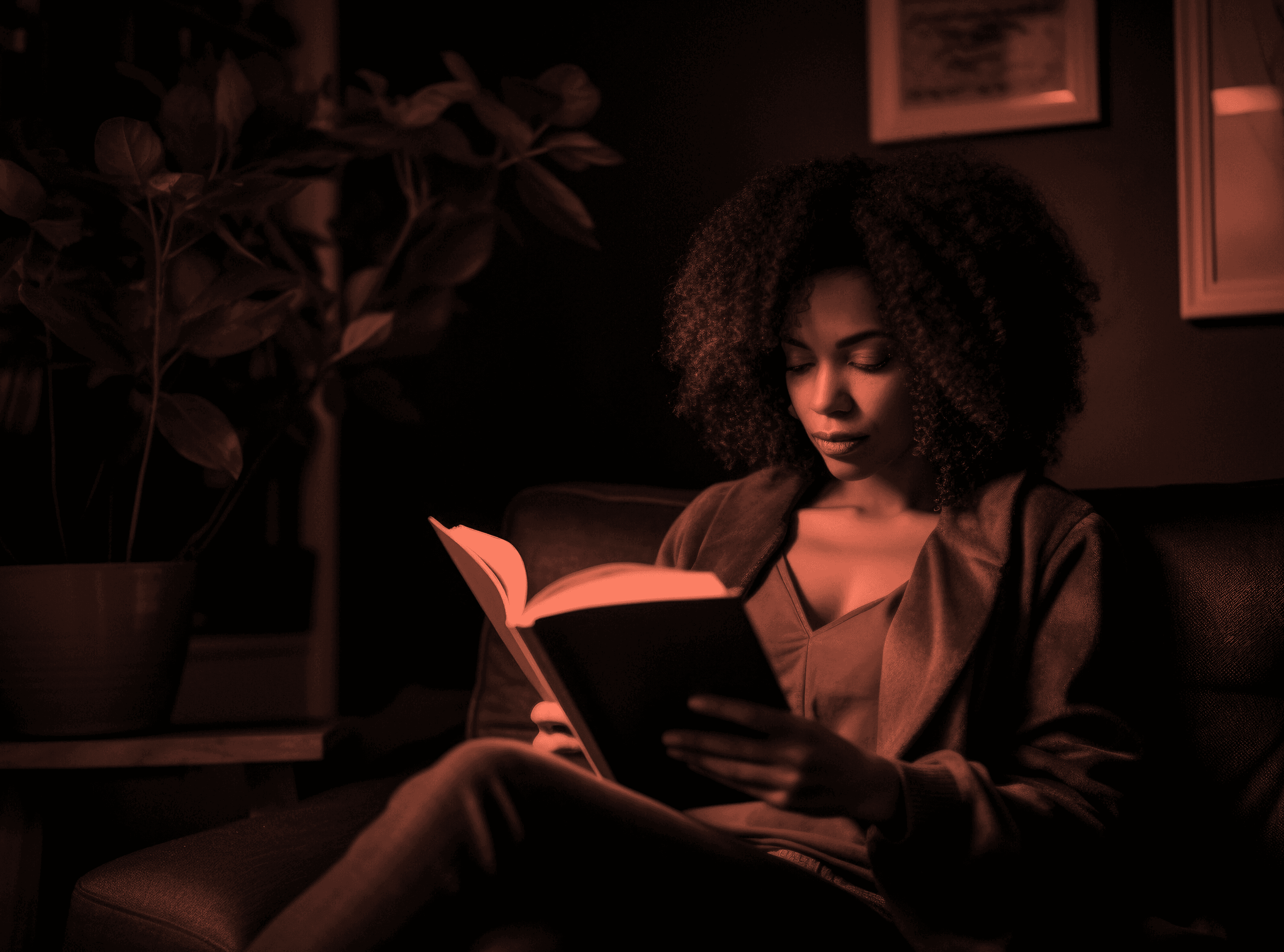 Woman working on laptop