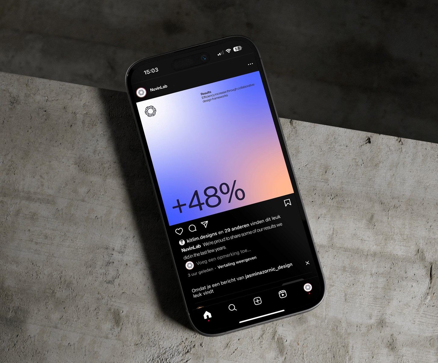 Social Media design Nuvin by Typefool