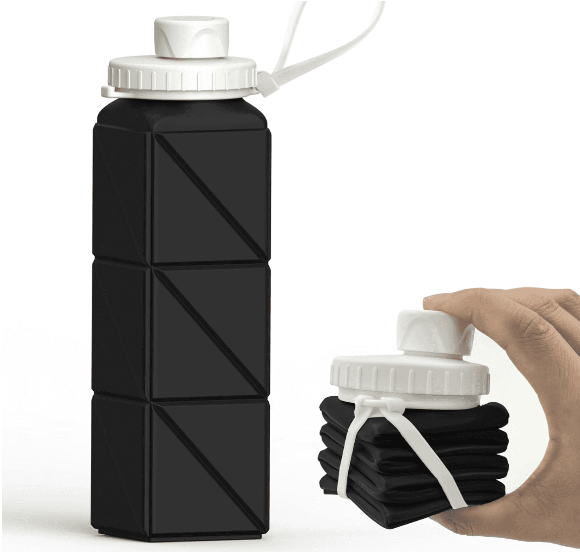 Beautail Foldable Reusable Silicone Portable Water Bottle