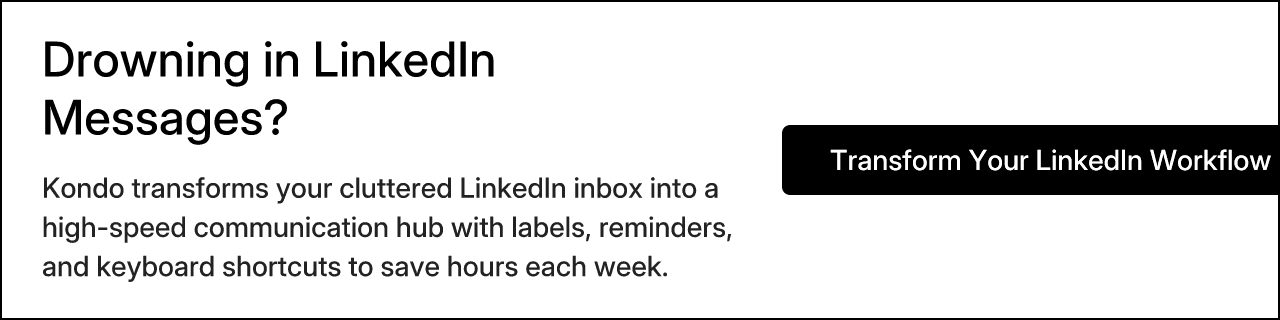 Drowning in LinkedIn Messages?
