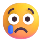 당황하는 표정 이모티콘 이미지