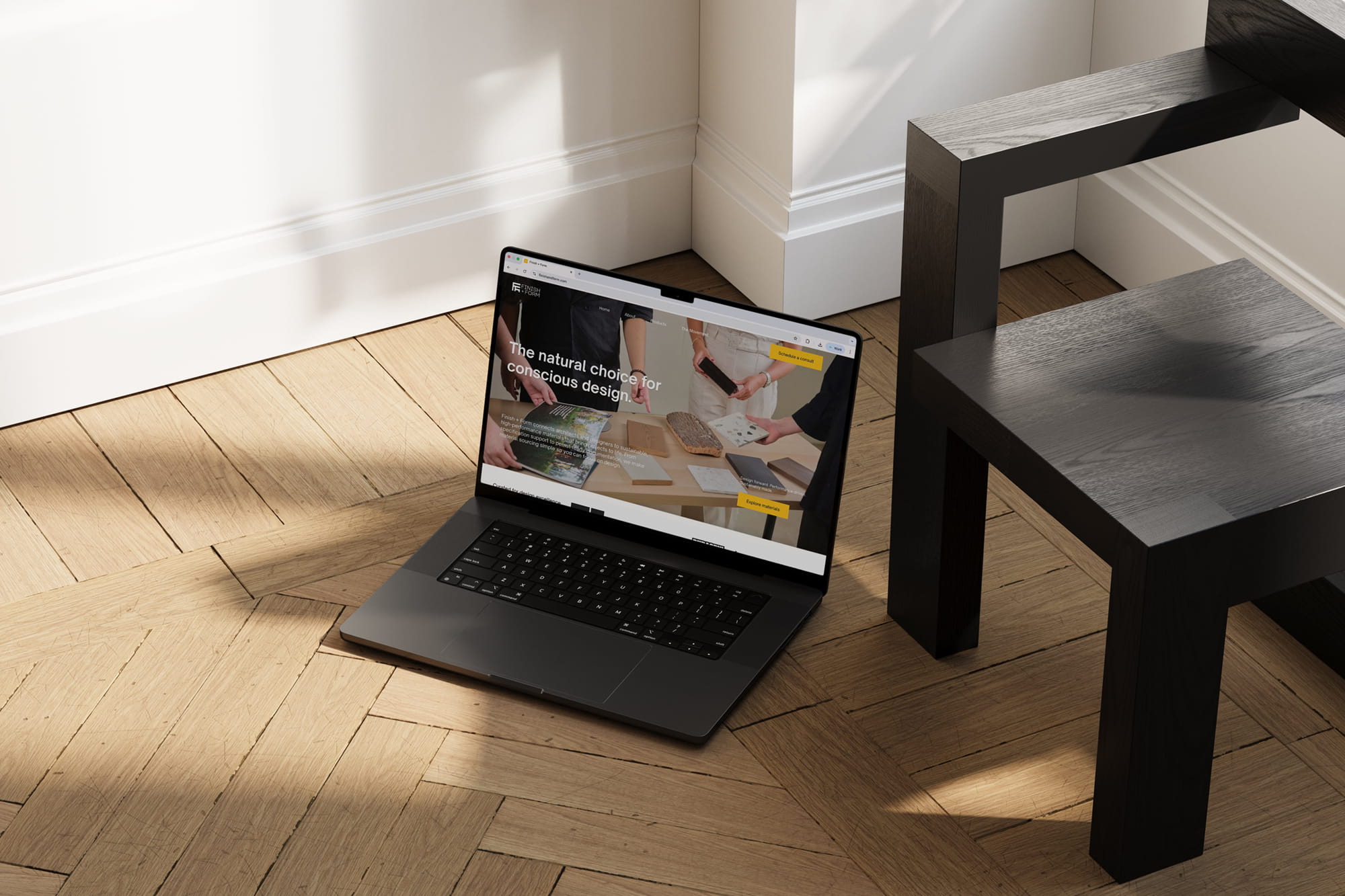 Custom website design for Los Angeles design consultancy agency