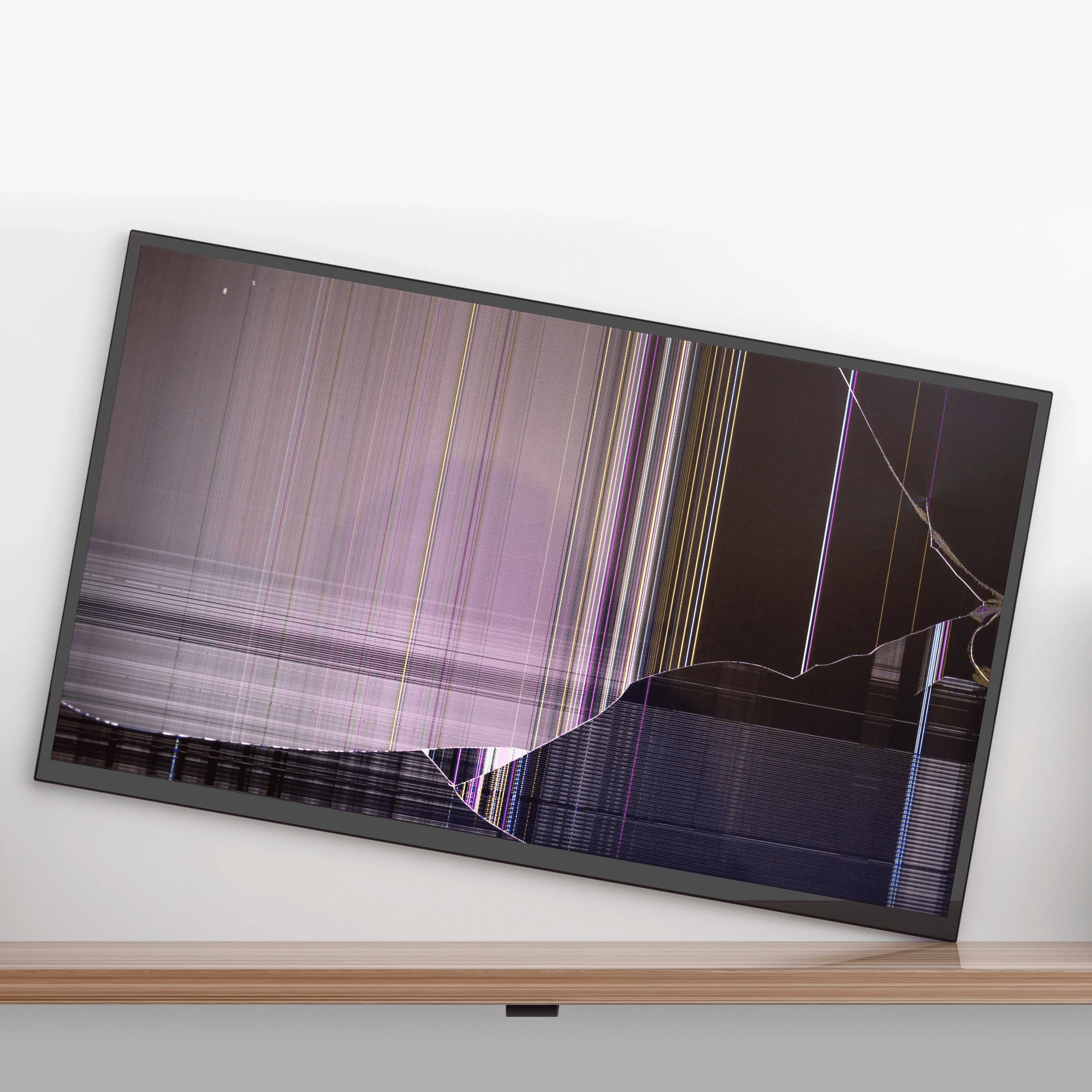 Broken TV in a Rental Home