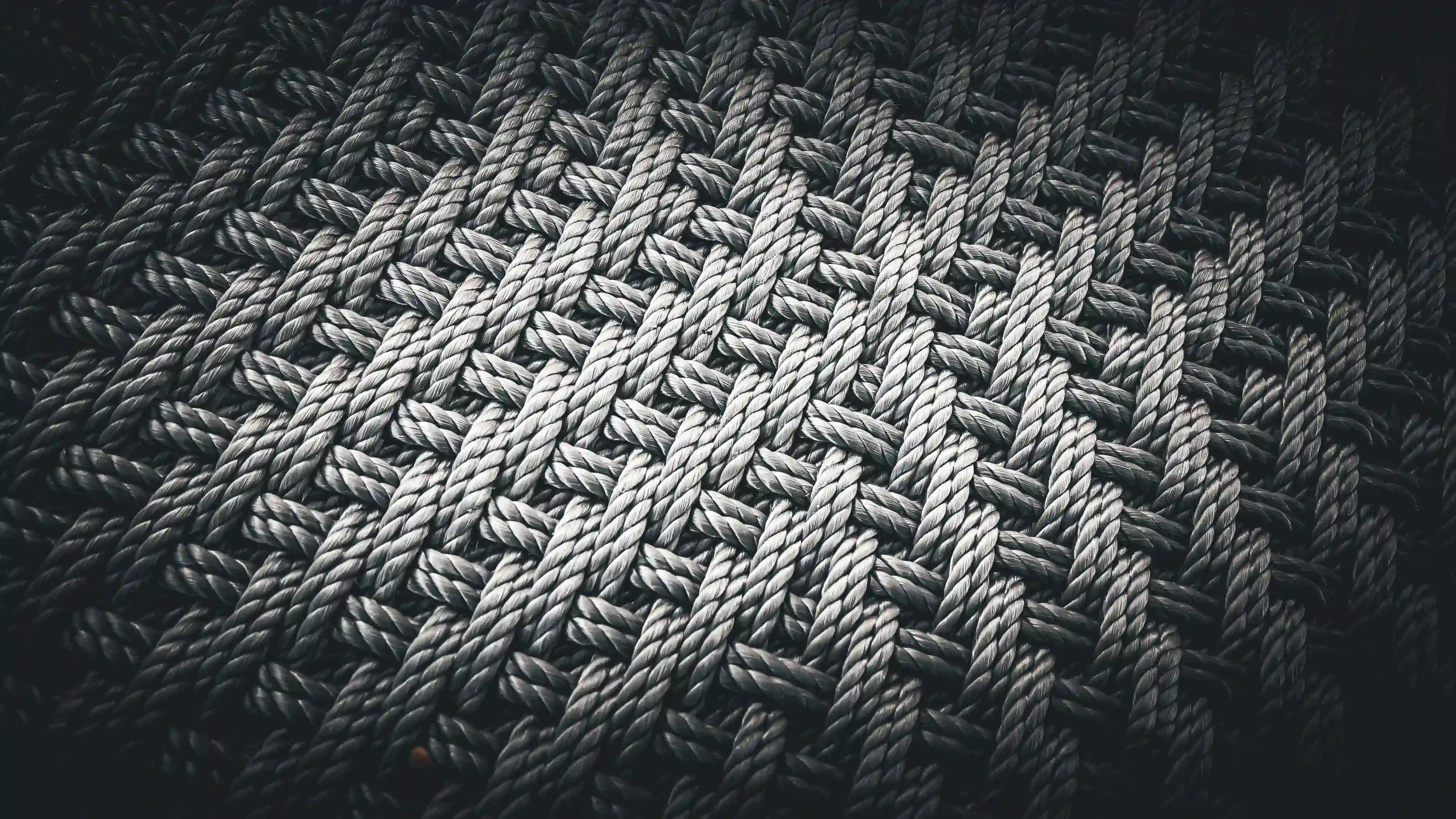Compressed rope material
