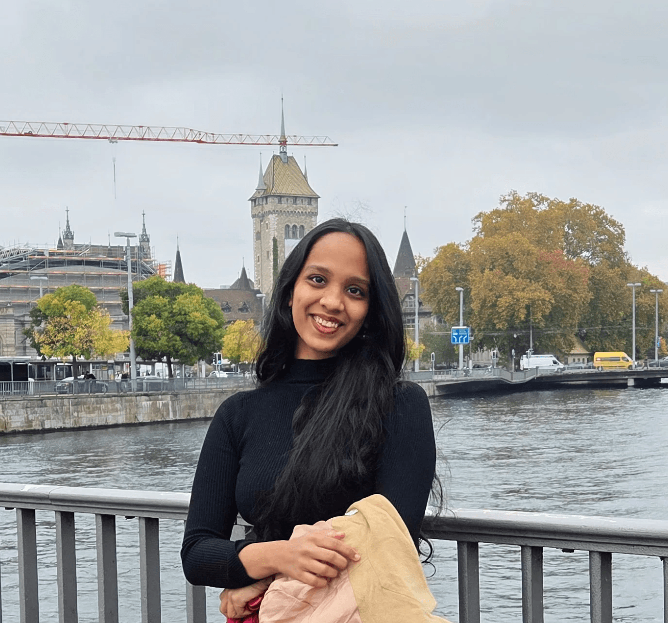 A bathtub on top of a small ice island