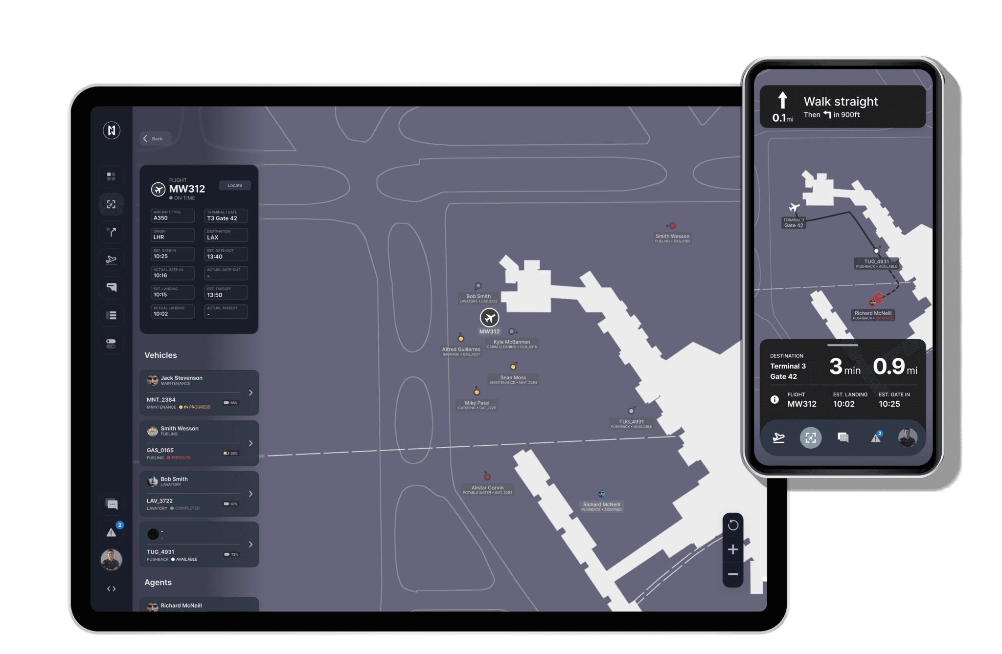 Moonware HALO platform on tablet and mobile devices