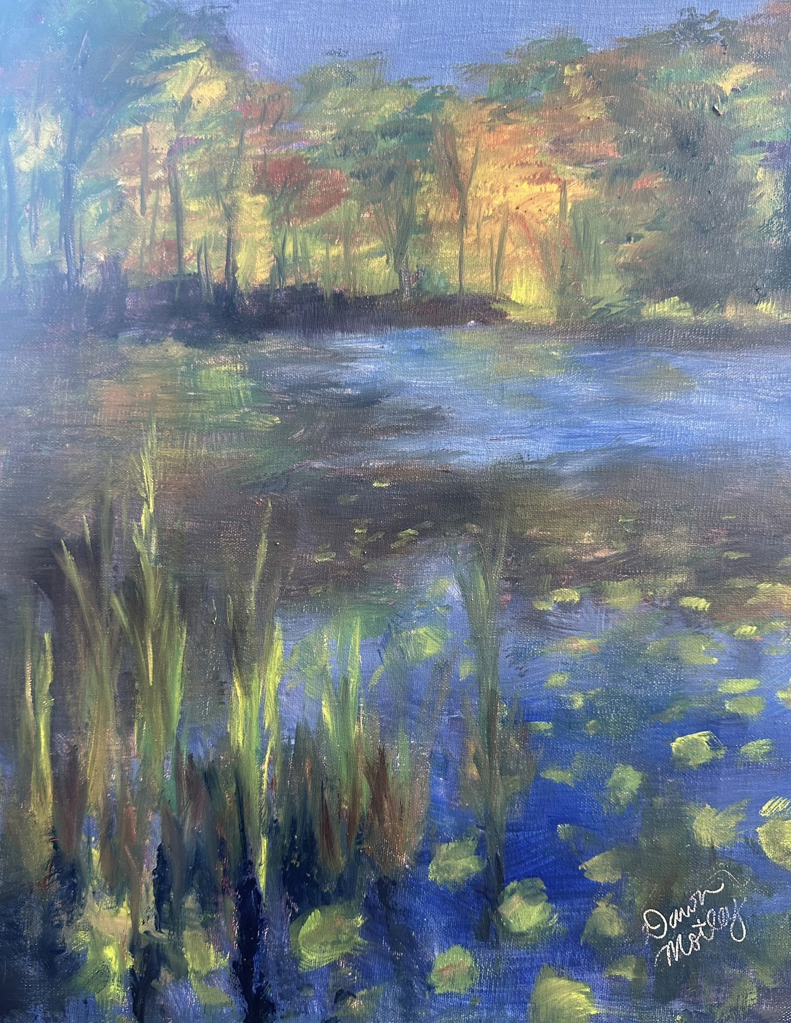 Secrets, painting by Dawn Motley