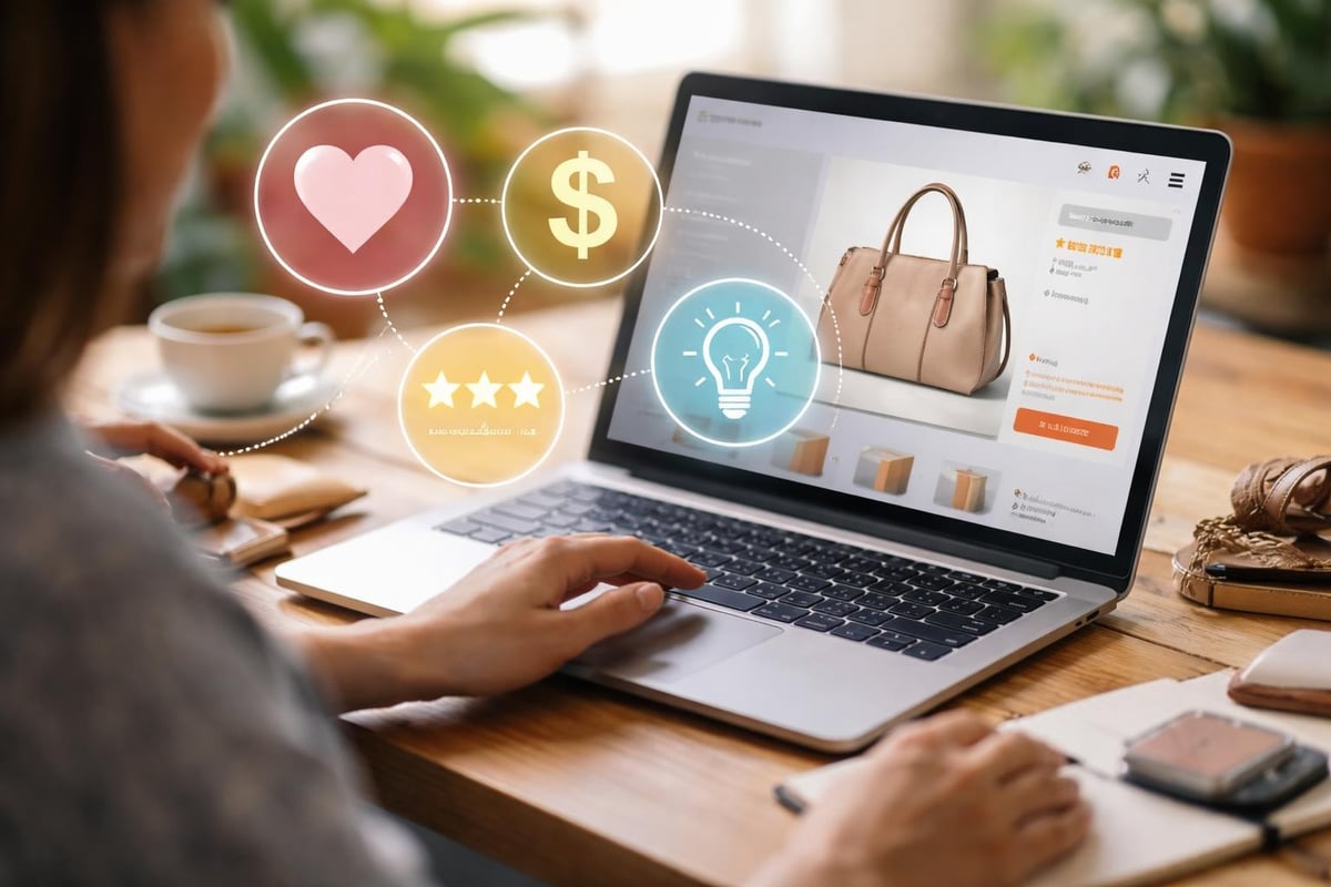 Buyer decision journey from online listing to offer