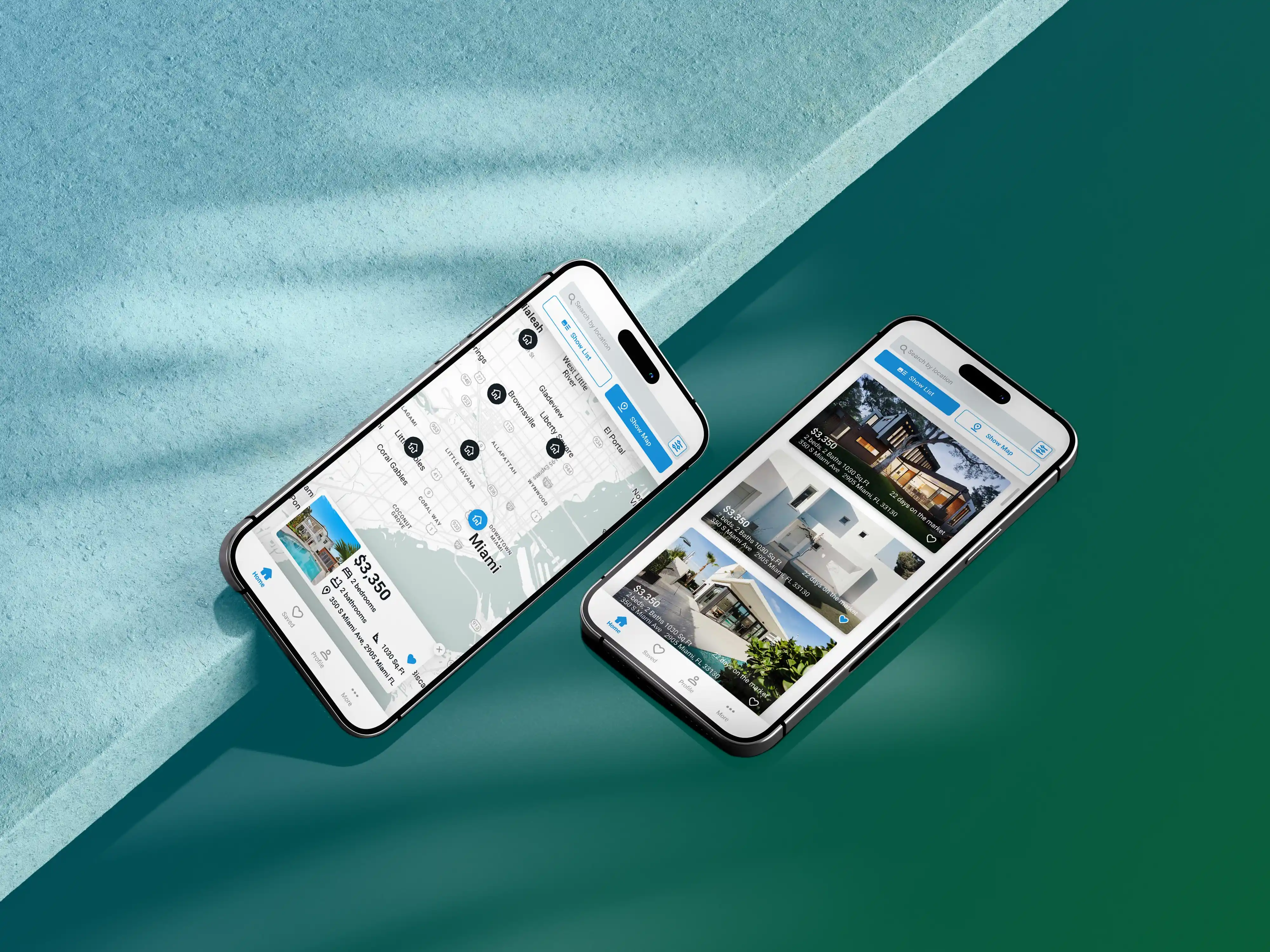 Xcellencerealty mobile app discovery screens