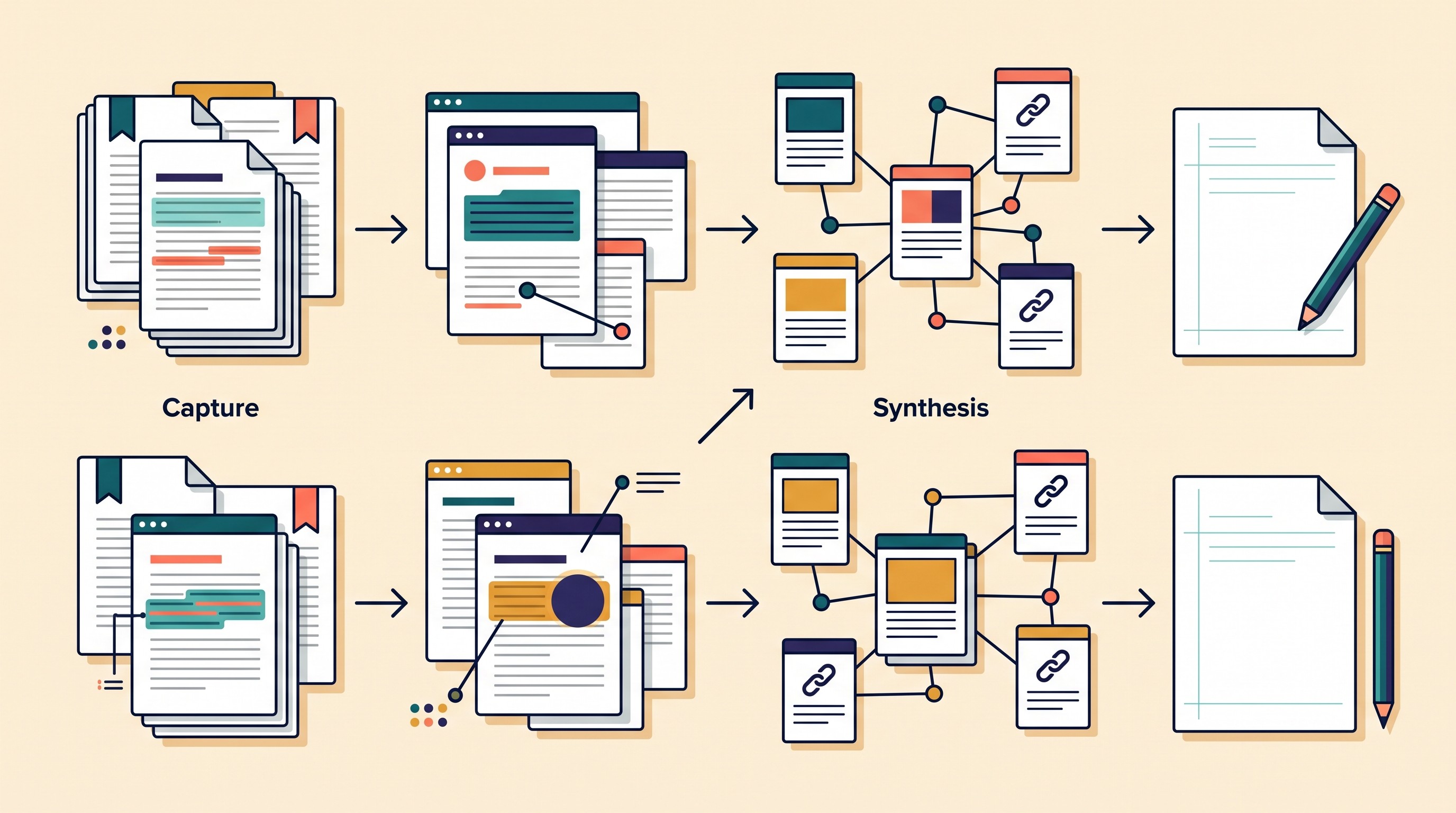 Research task comparison between Readwise Reader and Otio