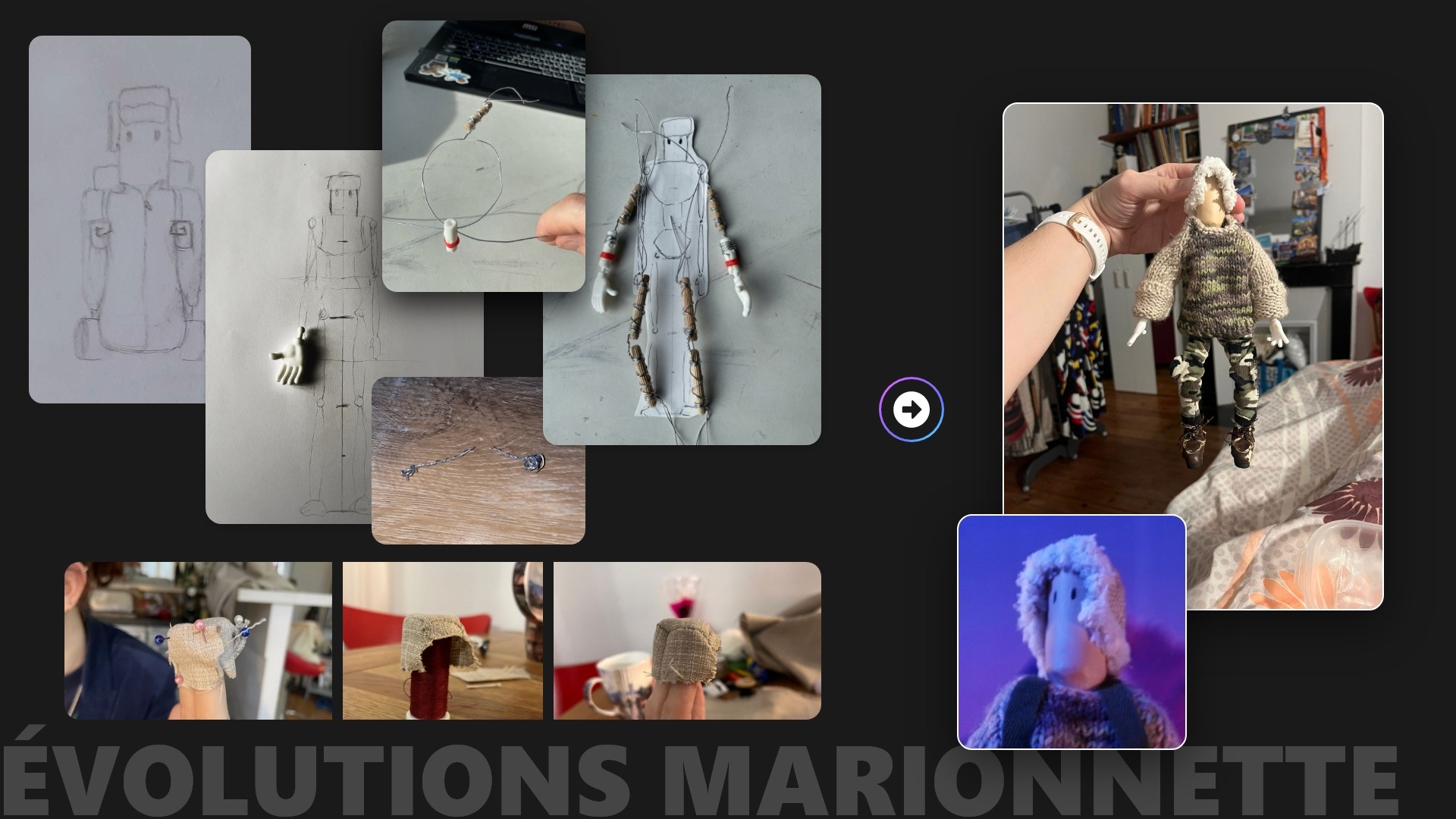 Création de la marionnette
