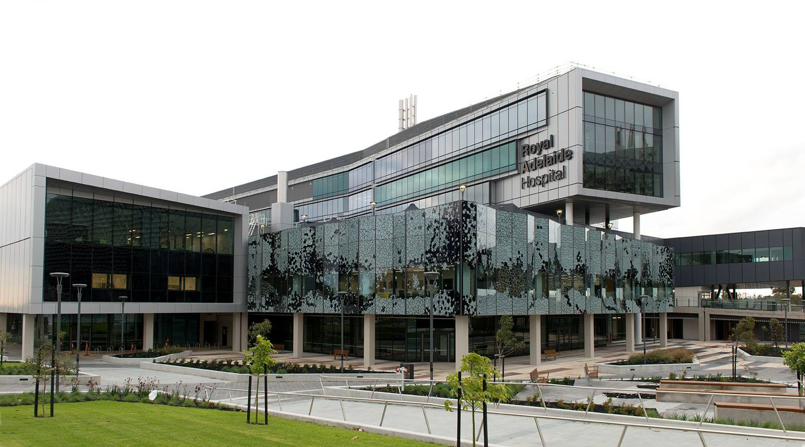 empty hospital bed inside room