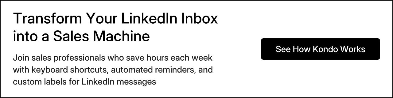 Transform Your LinkedIn Inbox into a Sales Machine