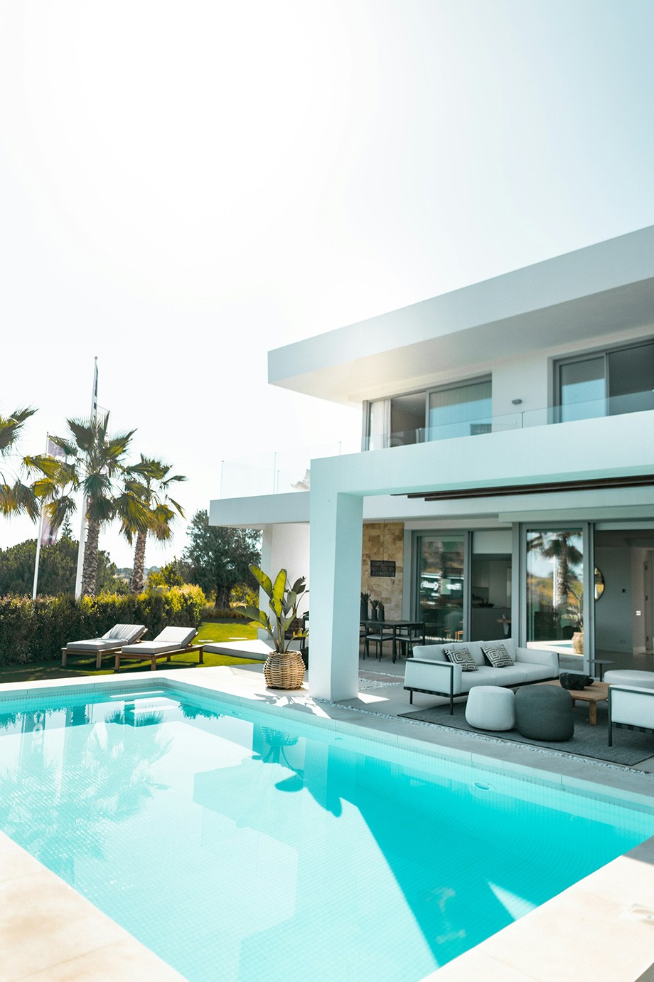 white and gray wooden 2-storey house