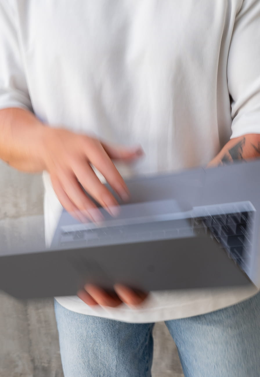 Coach explaining something to an athlete