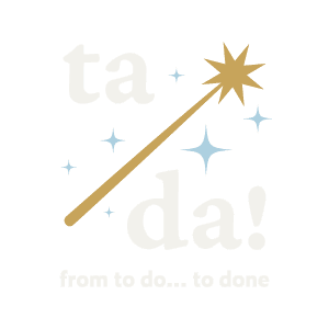 tada for dark background