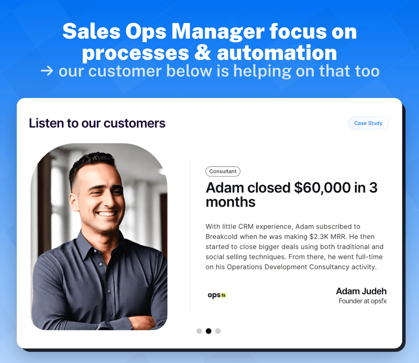 1.2 - What is a Sales Operations Manager?