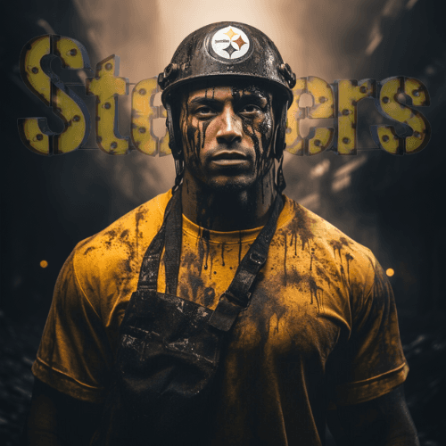 Pittsburgh Steelers A.I. avatar created with Midjourney