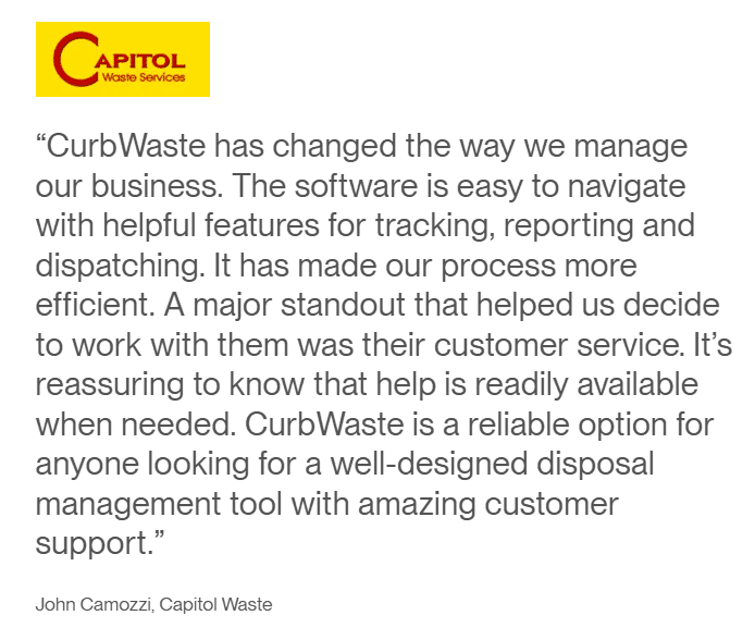 Marketing Spotlight: CurbWaste Marketing Strategy Reviews and Social Proof