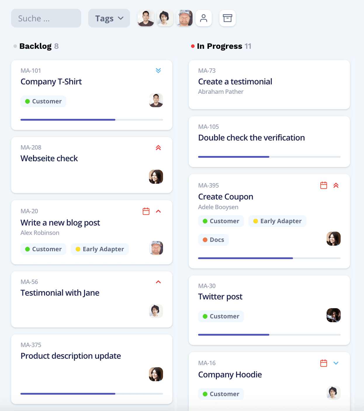 HelpSpace Task Board