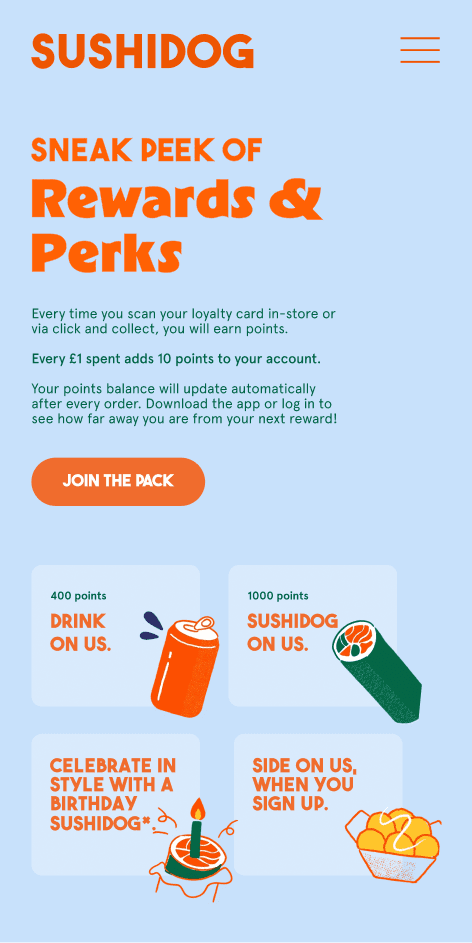 Branded loyalty program example