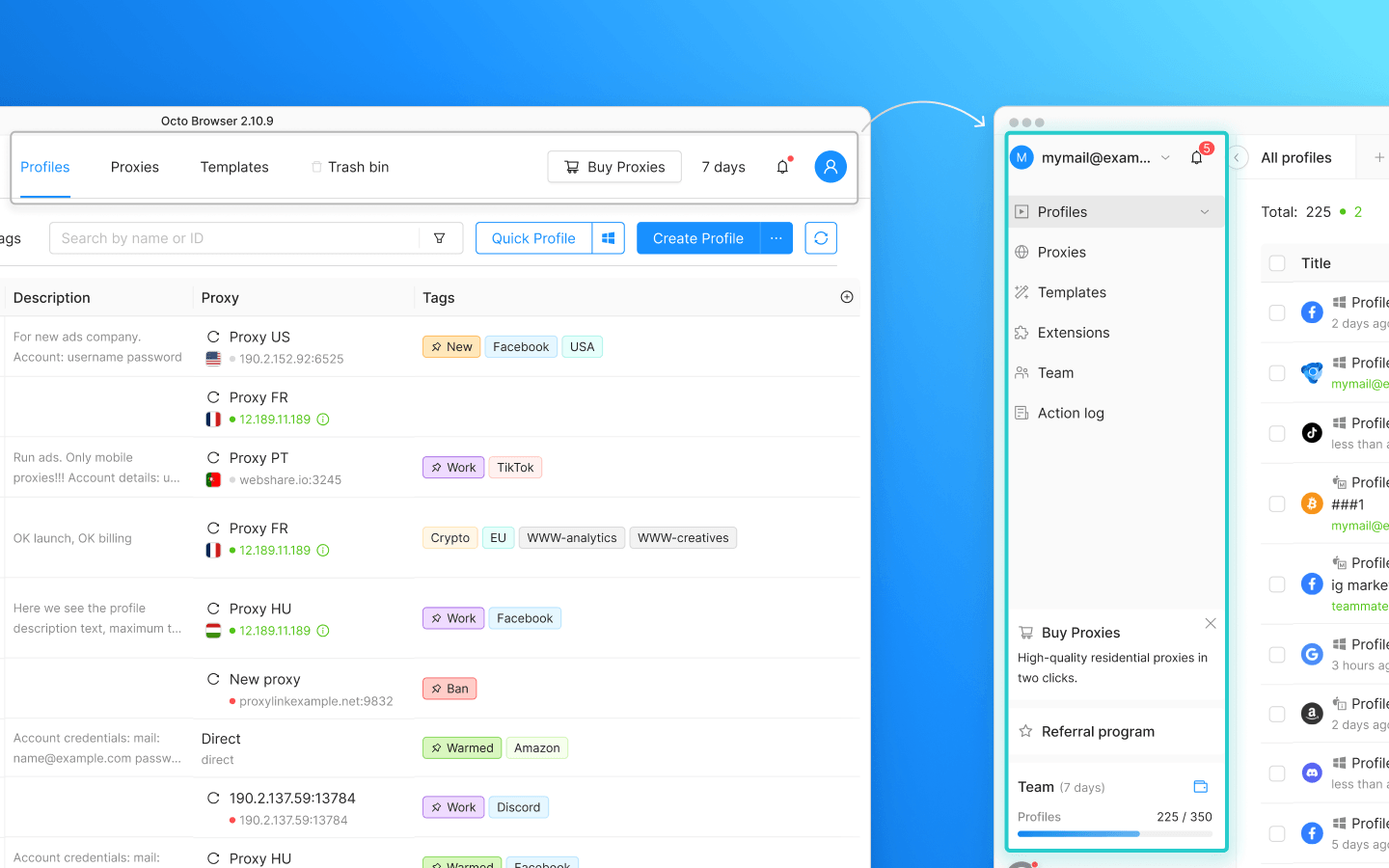 In Update 3.0, navigation has moved to a sidebar