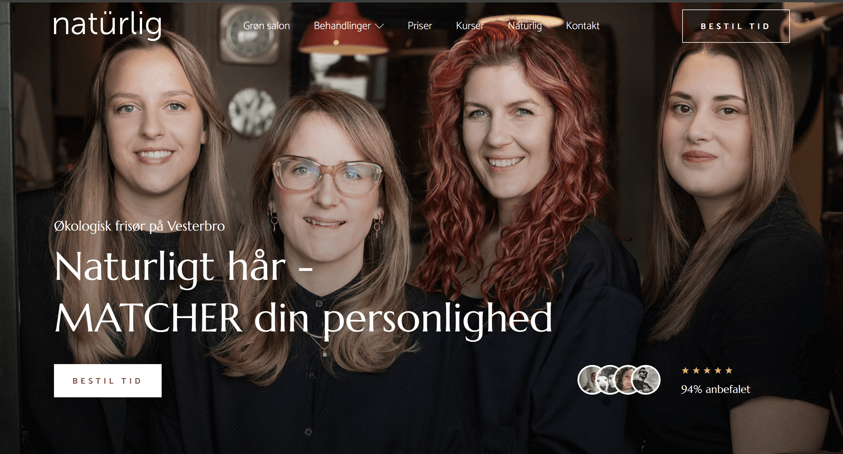 Naturlig.me hjemmeside