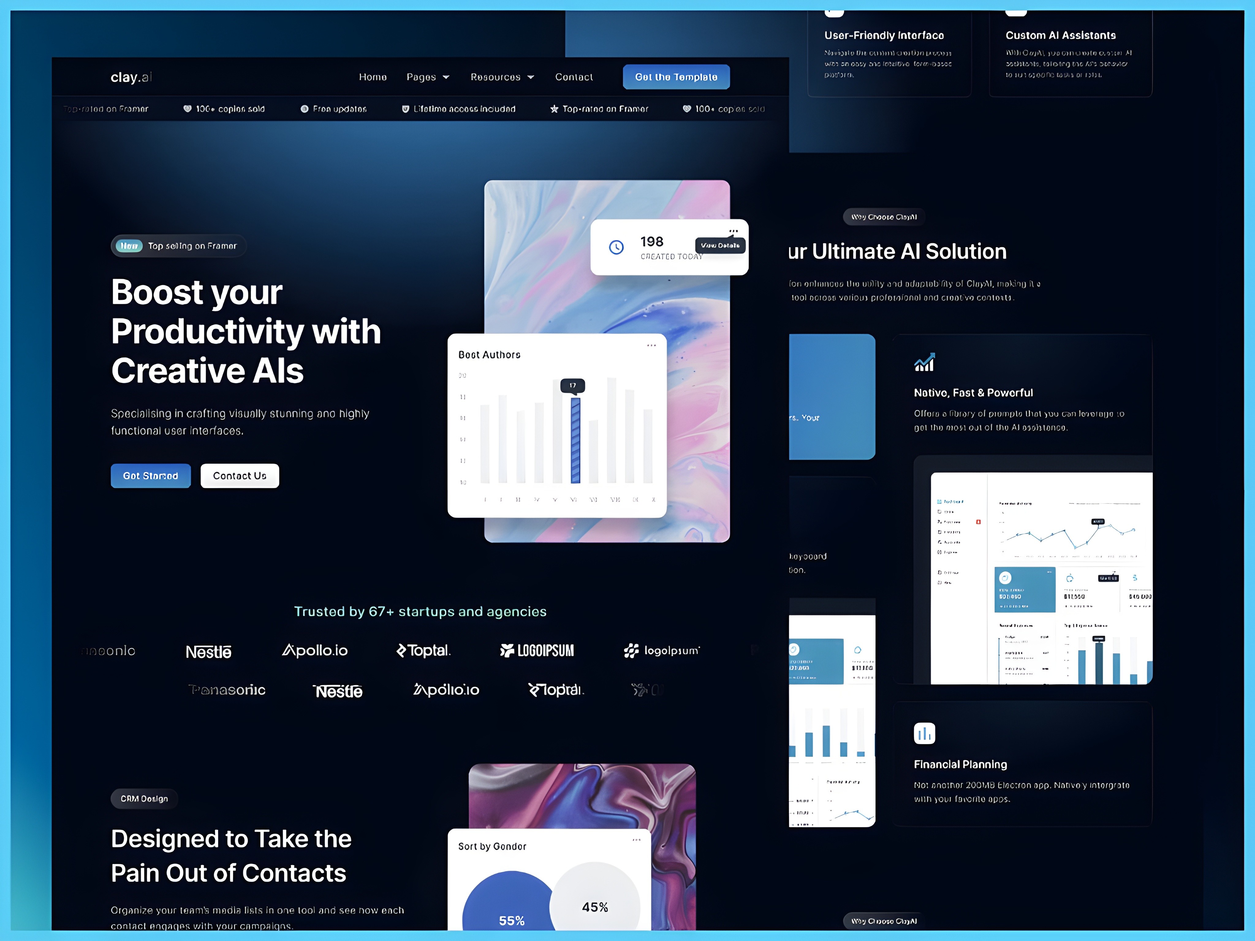 best Framer templates