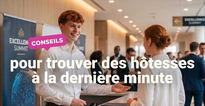 Hôtesse à la dernière minute