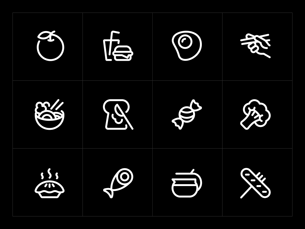 Ultimate Regular Food Icon Set