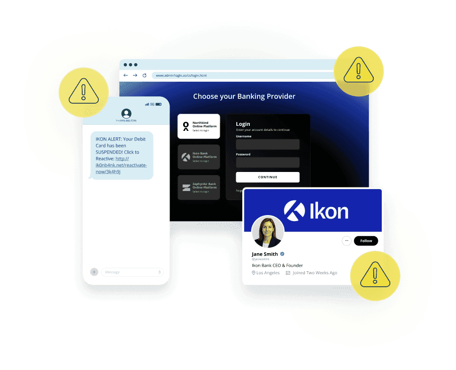 Threat detected via conversation