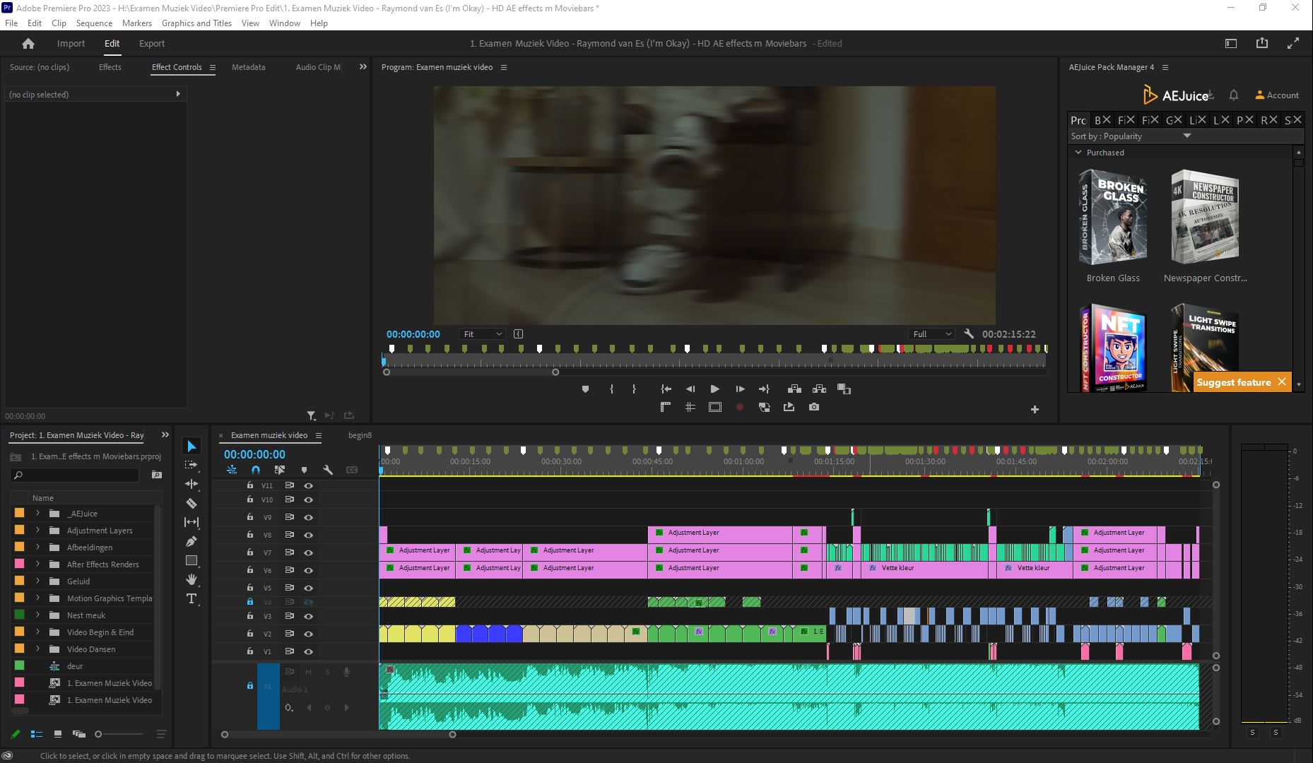 Premiere Pro edit