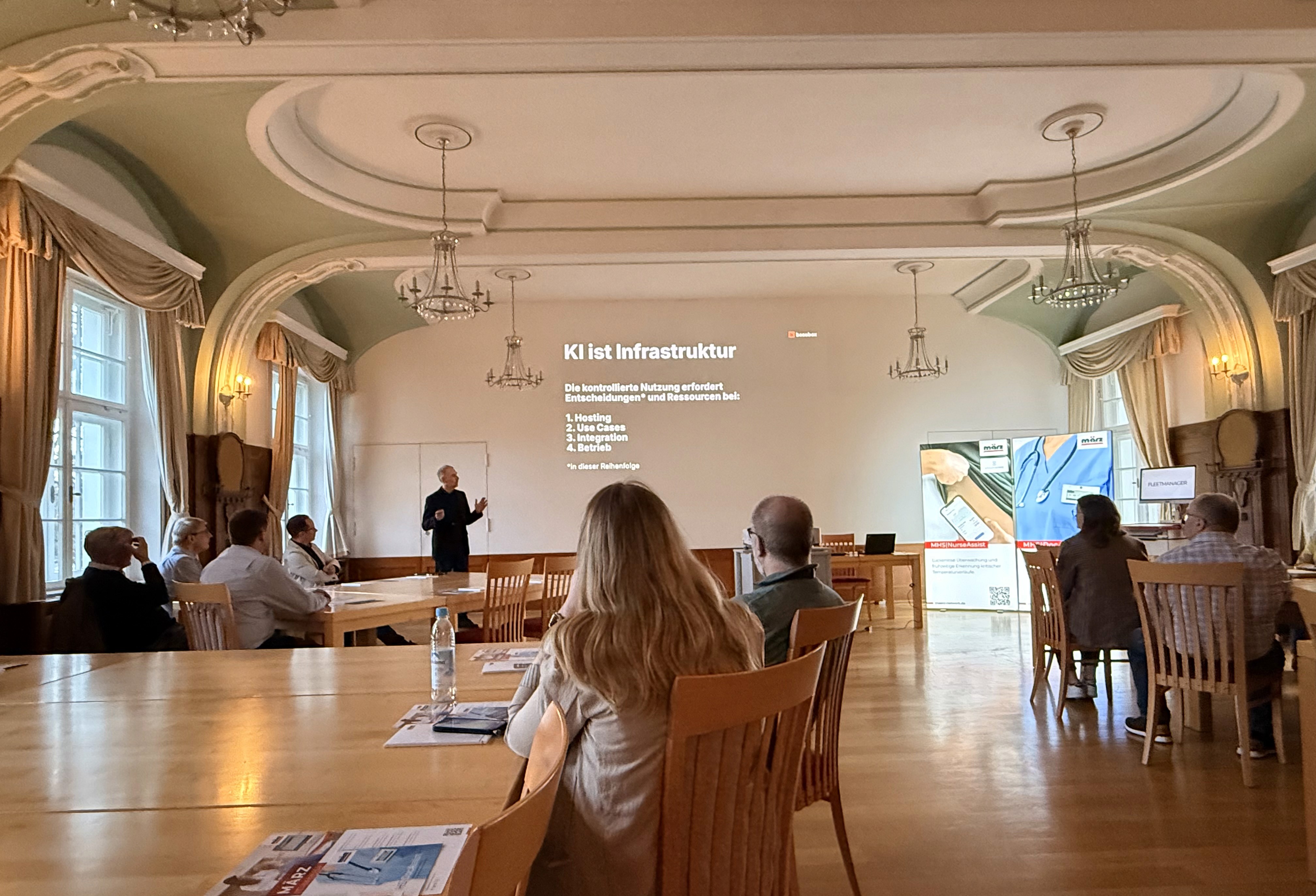 René Herzer, basebox presenting in Dritter Orden clinic, Munich