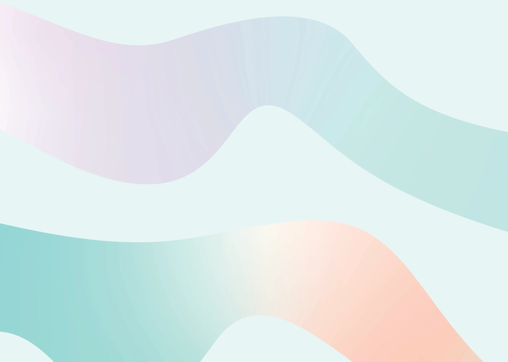 Light Teal Wavy Background