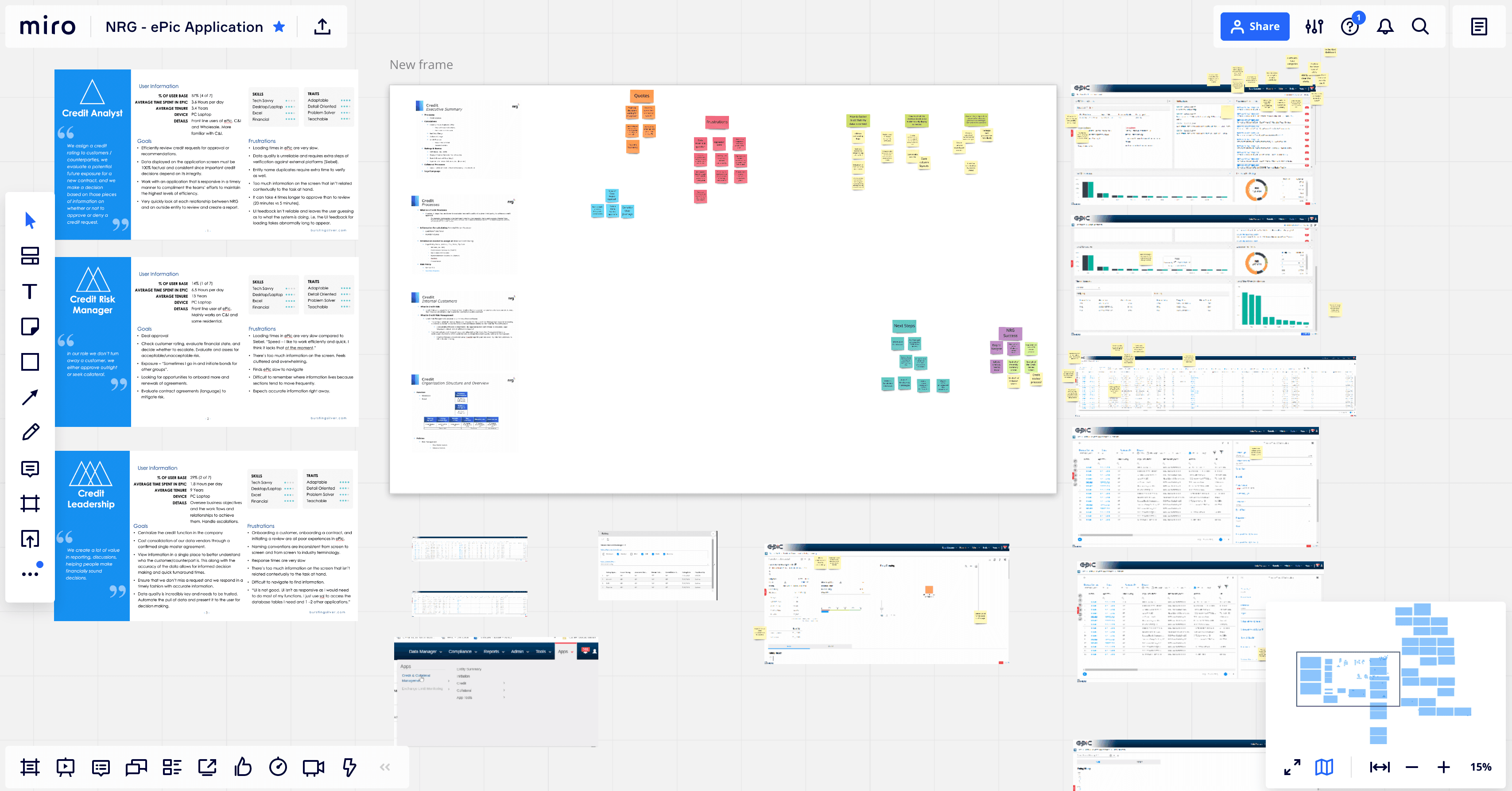 white boarding on miro