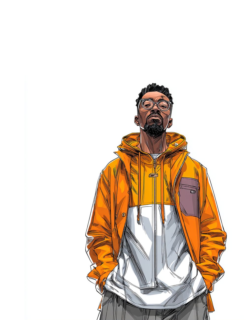 Girl is sitting on a gate