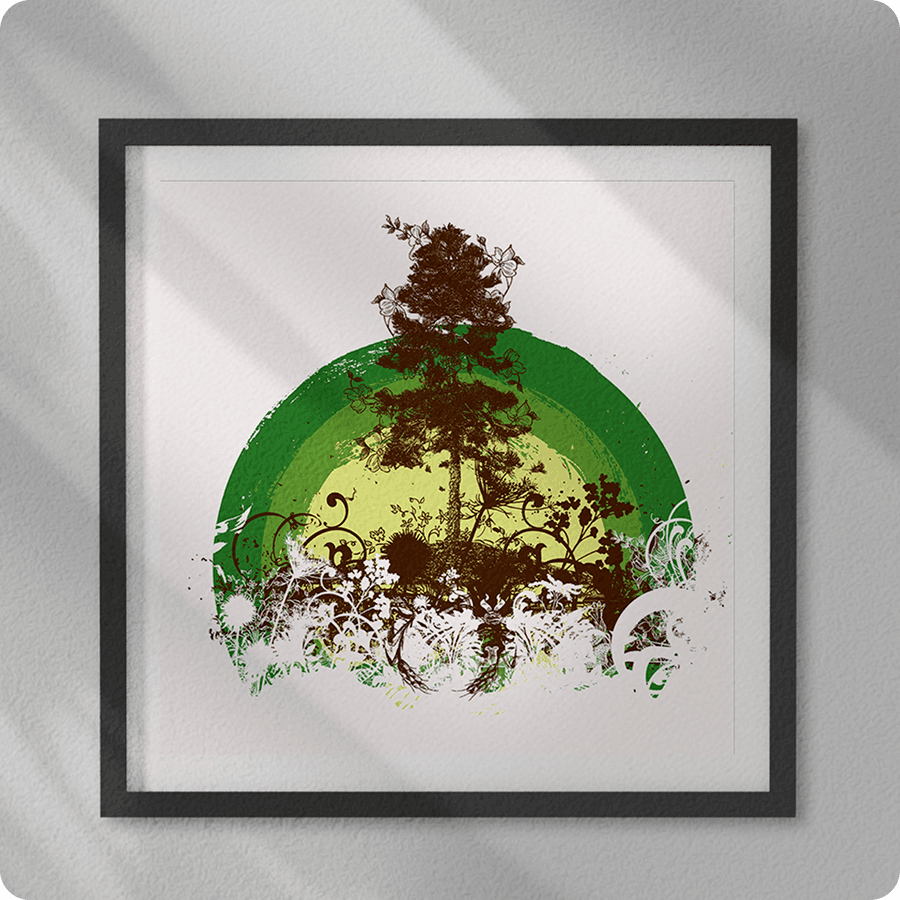 Neiman Marcus spring fashion editorial featuring model in yellow dress with denim jacket and blue heels against geometric background