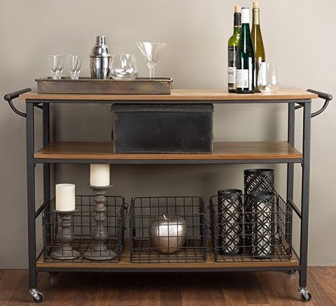 roll-away kitchen cart for small kitchen