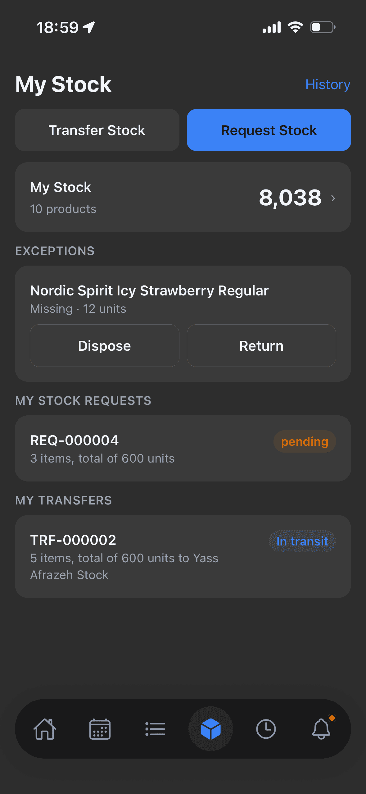 App screenshot