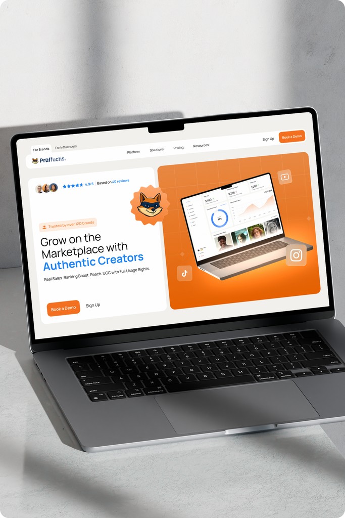 Website Design for Startups project example 3